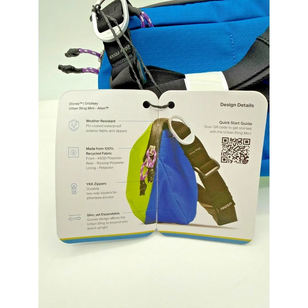 Disney Aliens Orbitkey Mini Sling 2L New with Tags